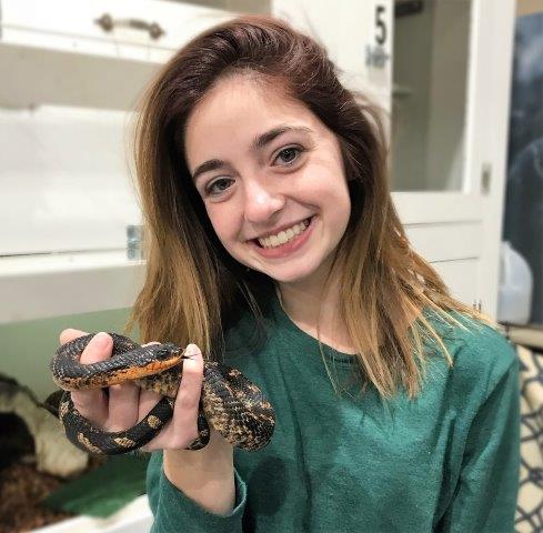 photo of Marley with snake