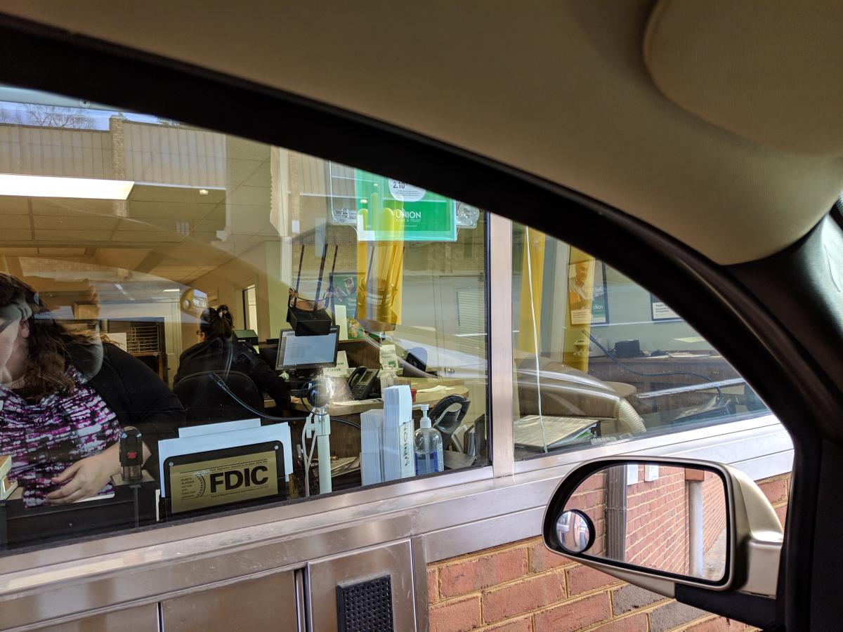 In the drive-thru