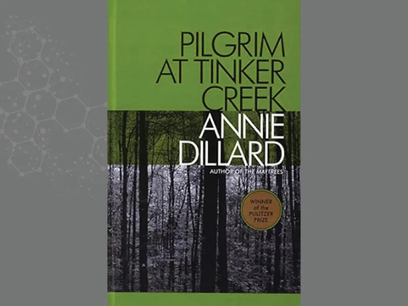Cover of Annie Dillard book Pilgrim at Tinker Creek