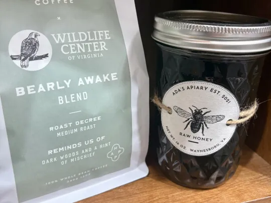 Local coffee and honey