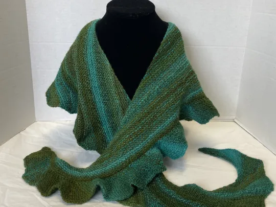 Shawl, handmade by Dr. Miranda